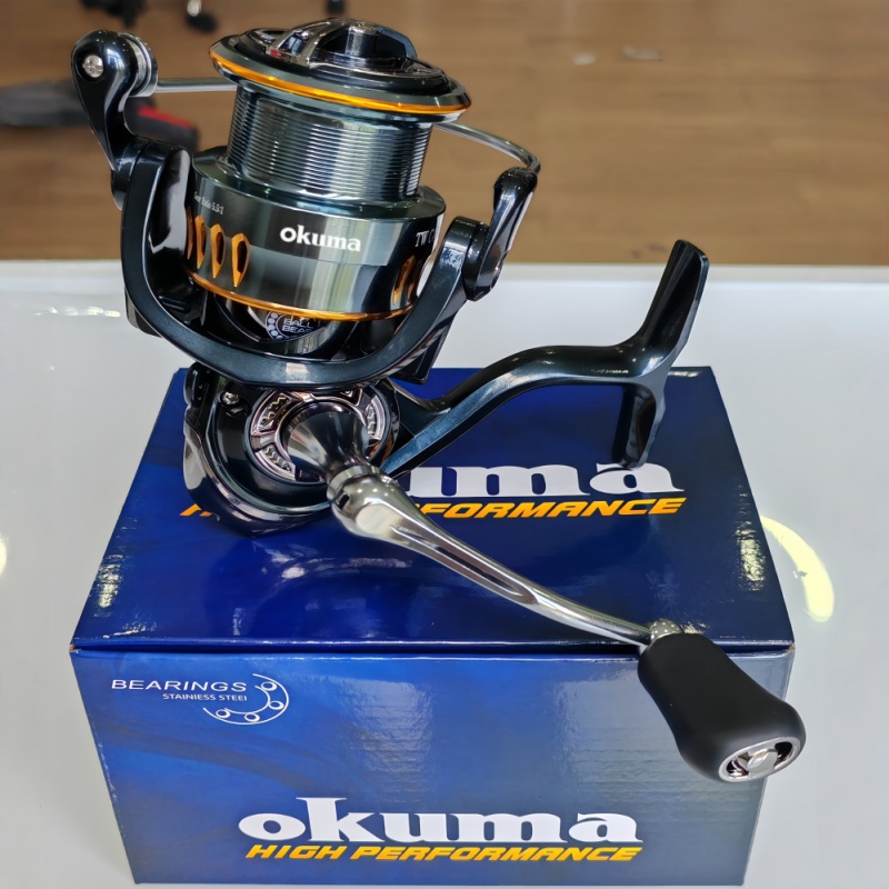 بكرة صيد Okuma معدنية بالكامل، - مراجعة Fishing Boat Steering Wheel وسعره
